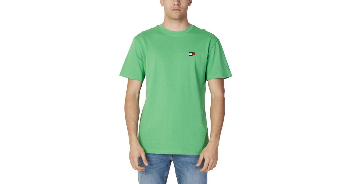 Tommy Hilfiger Jeans T-shirt in Green for Men | Lyst