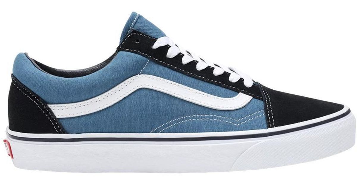 Vans Old Skool Casual Shoes in Blue for Men | Lyst