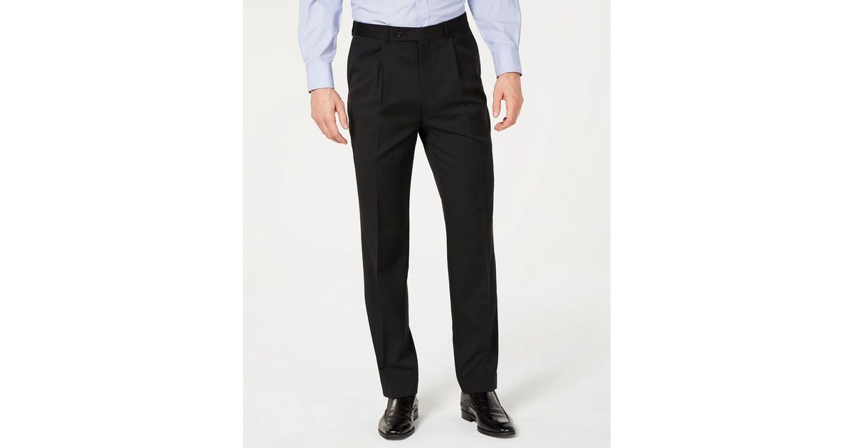 Kenneth Cole Wool Unlisted Pants Black 
