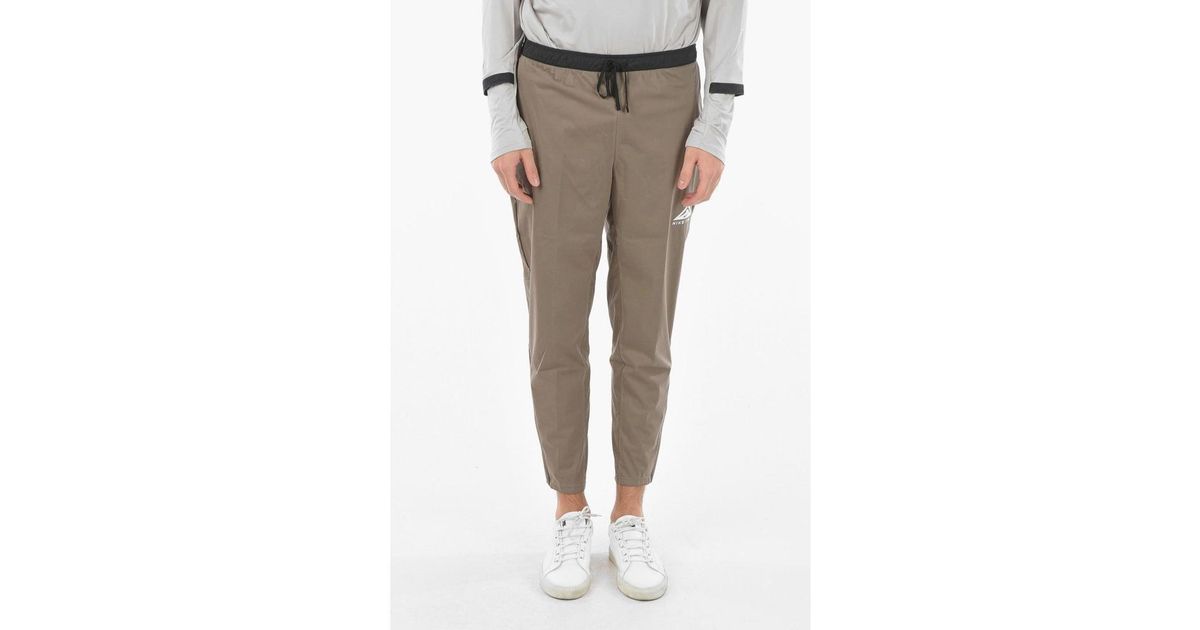 Nike Ankle Zip Active Pants in Natural for Men Lyst