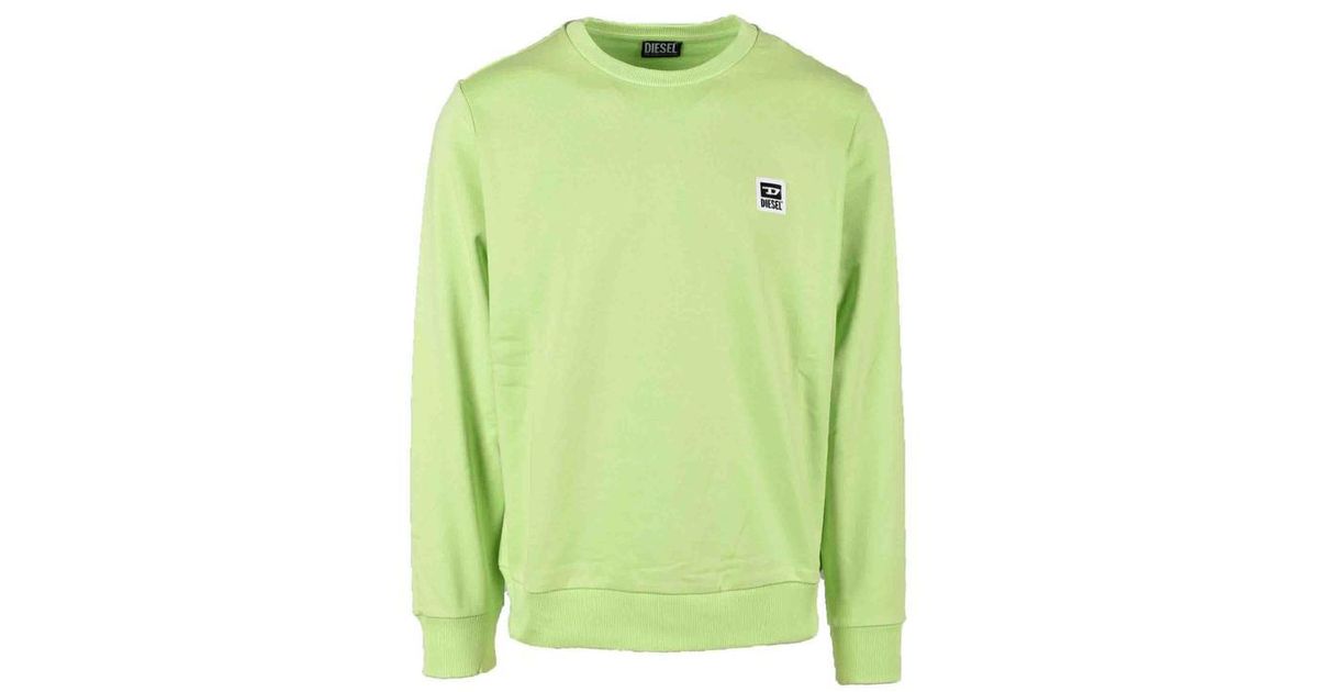 DIESEL Sweatshirts in Green for Men | Lyst