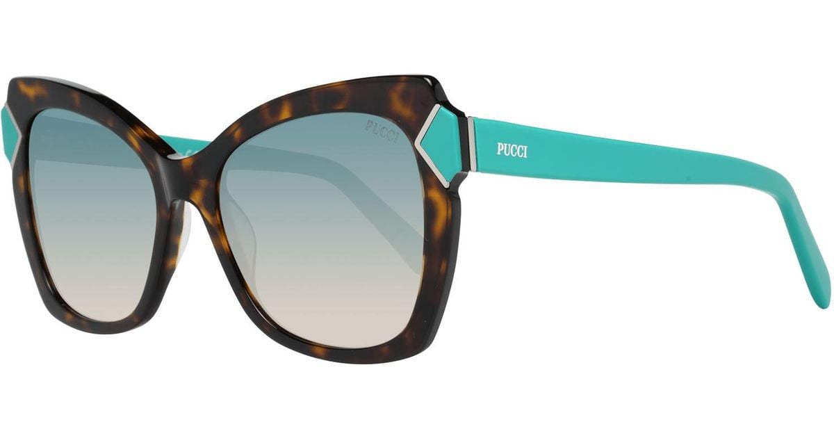 Emilio Pucci Braune Frauen Sonnenbrille One Size in Brown - Lyst