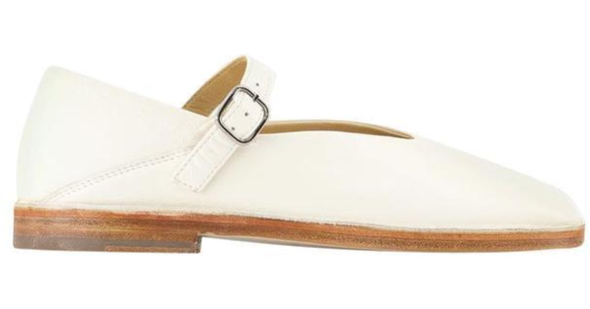 Lemaire Ballerinas - - - Leather in White | Lyst