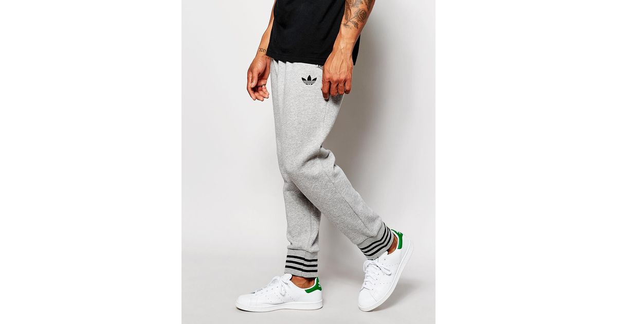 grey drop crotch joggers