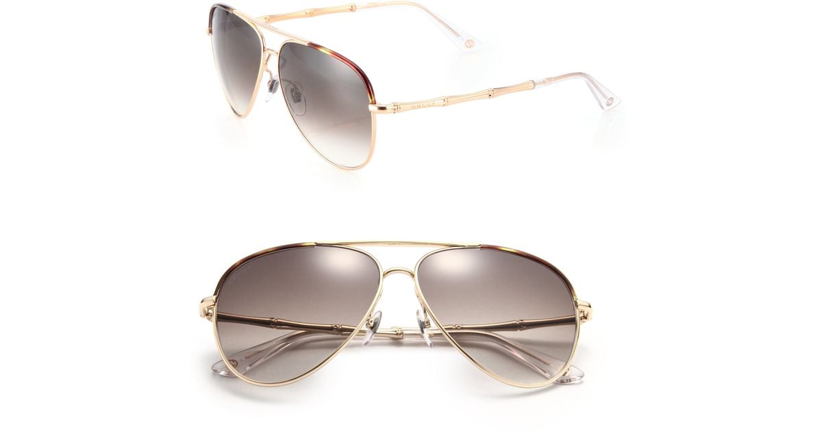 gucci bamboo aviators