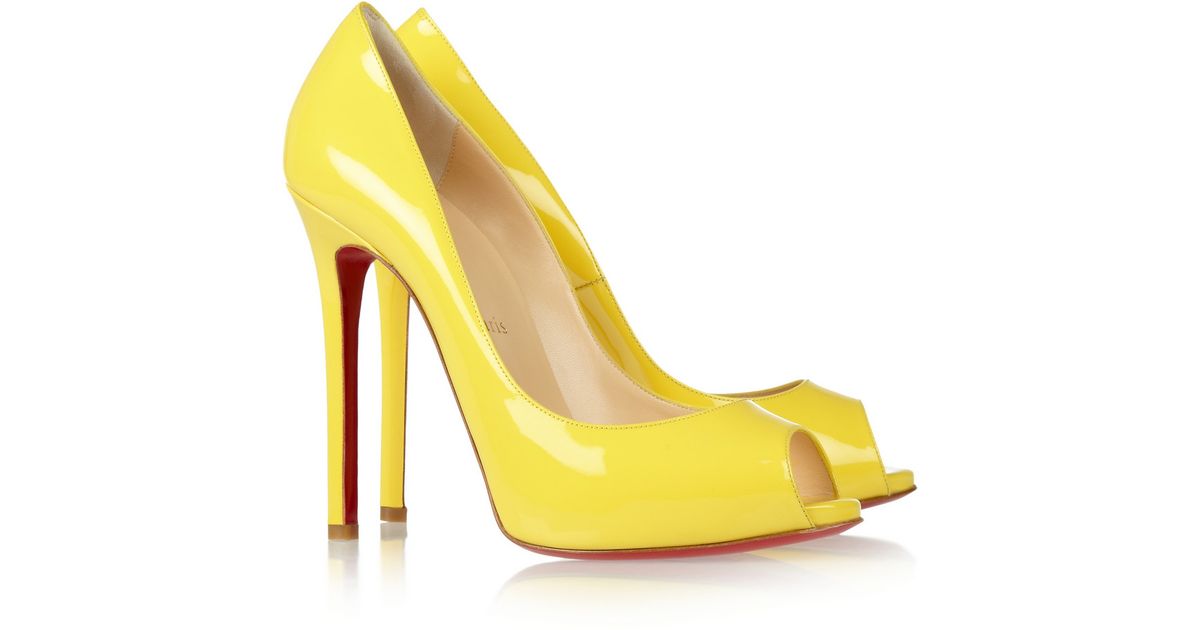 louboutin peep toe