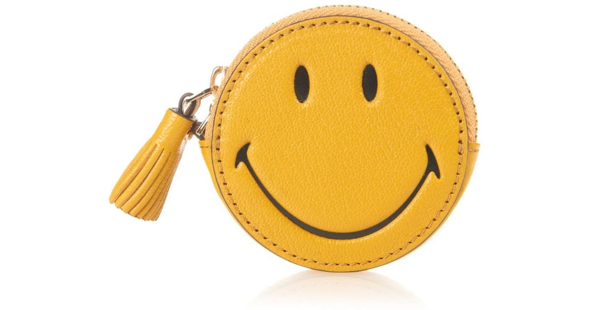 smiley coin pouch