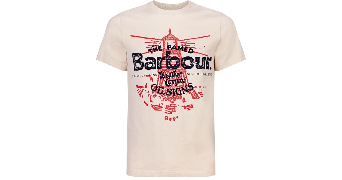 Barbour lighthouse t shirt Clearance