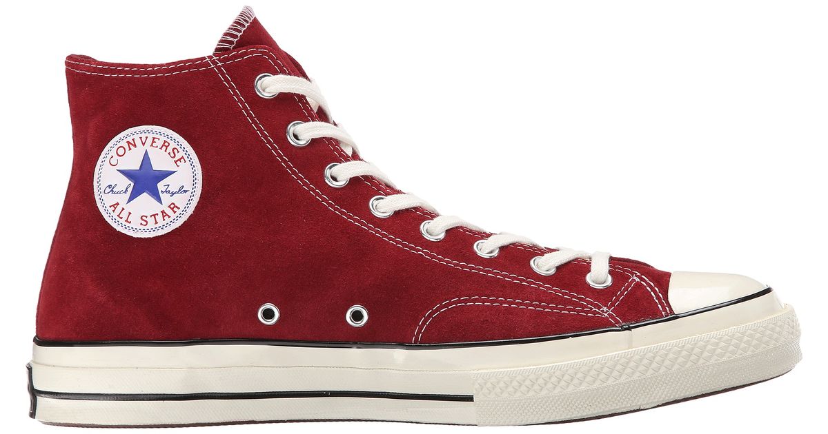 converse suede red