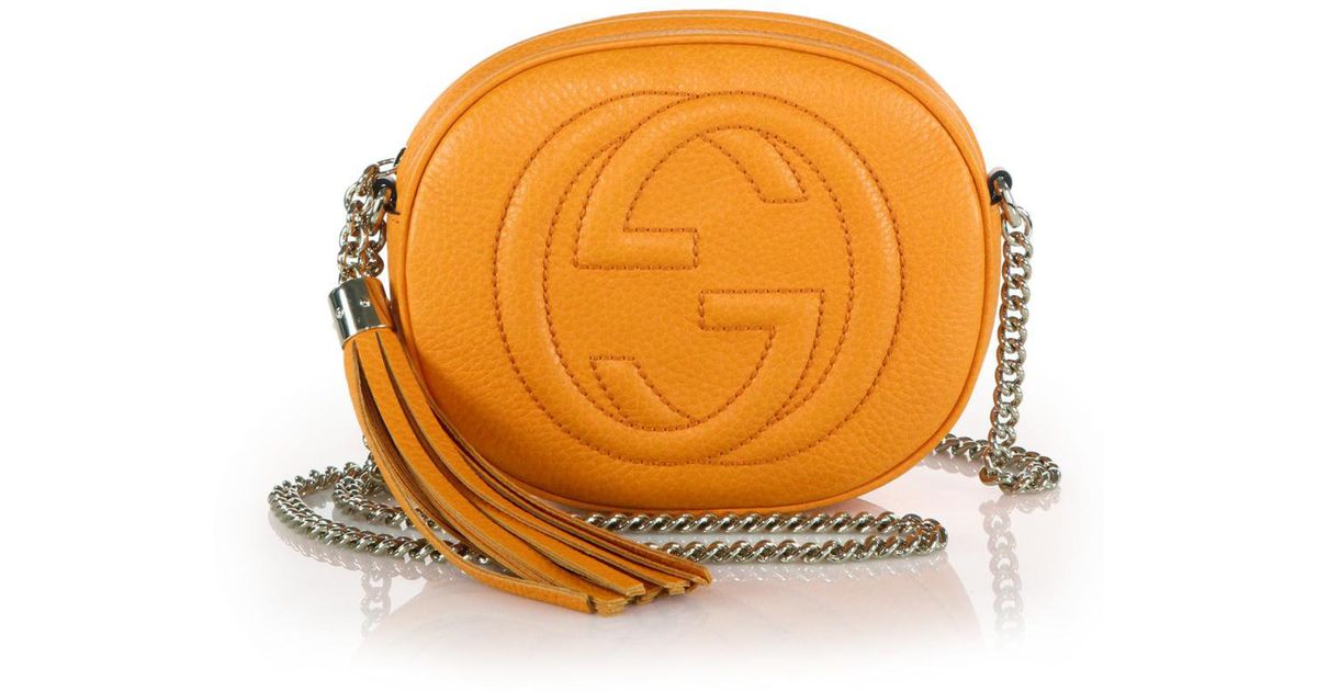 mustard chain bag