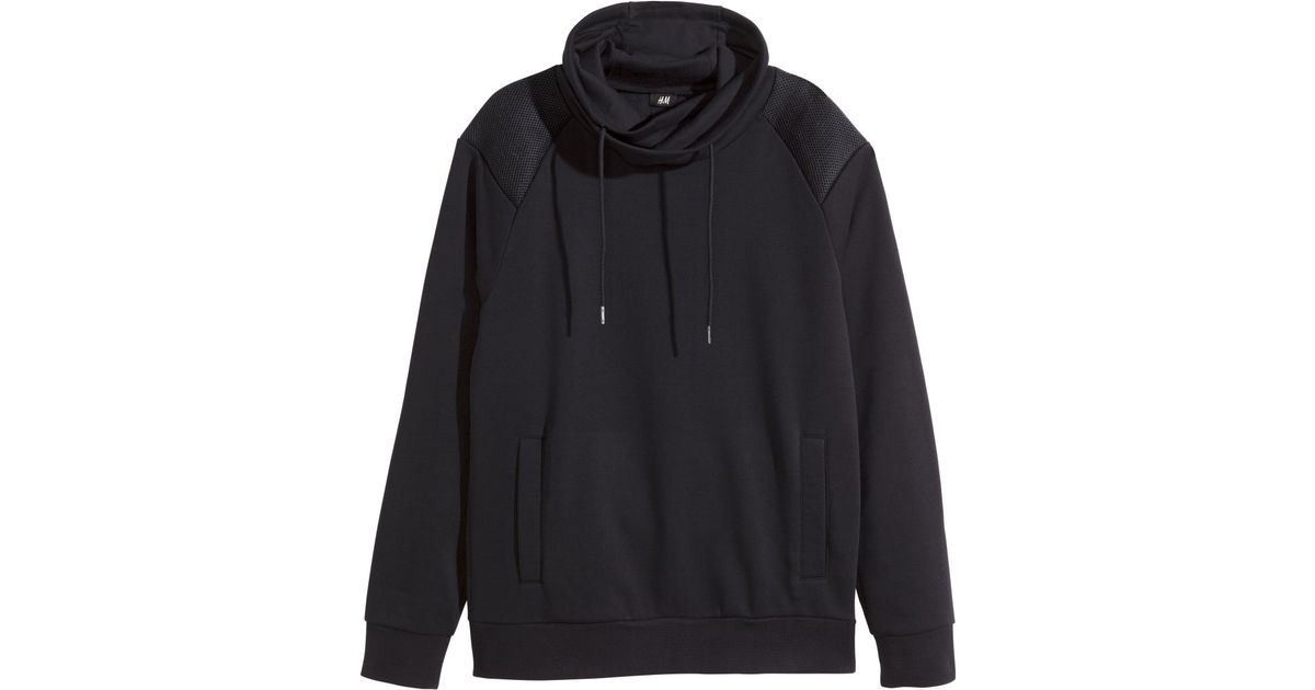 h&m funnel neck hoodie