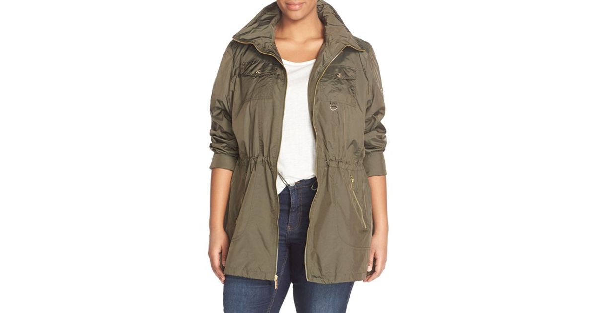 olive green michael kors jacket