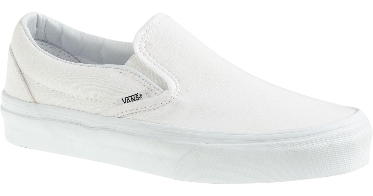 solid white vans