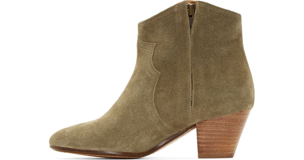 isabel marant green boots