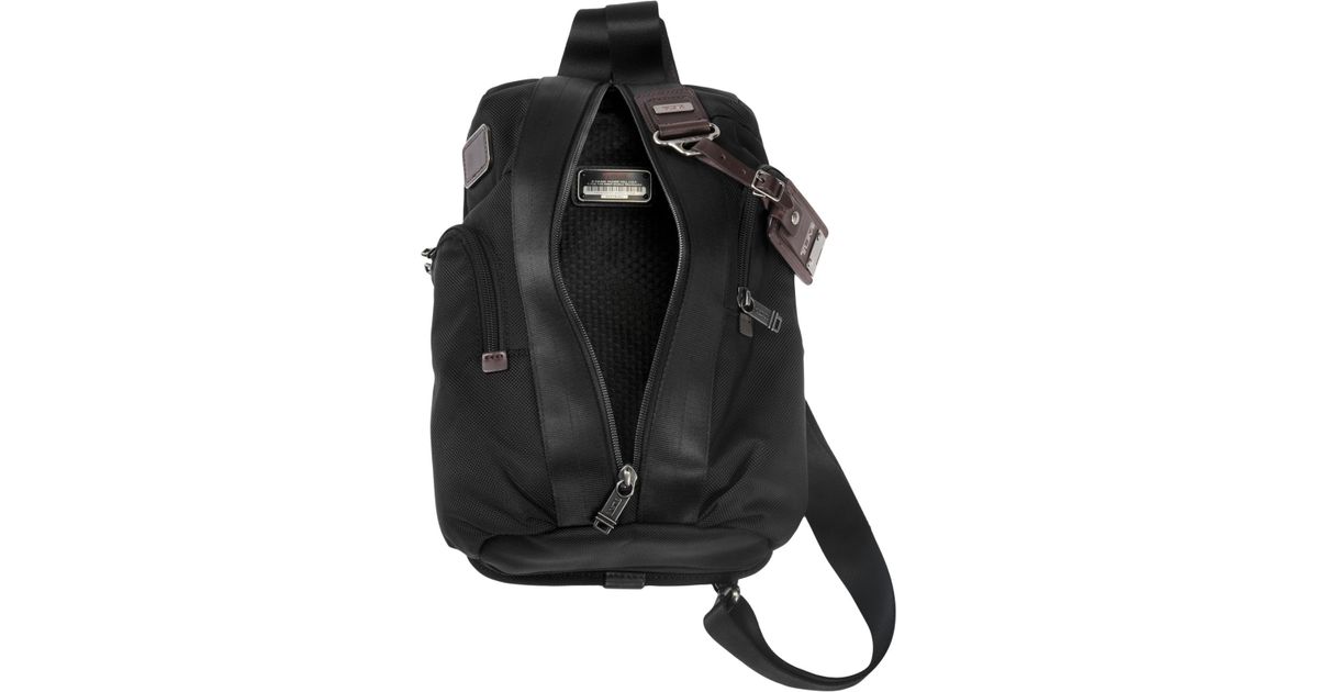 Tumi Alpha Bravo Monterey Sling Backpack in Black for Men | Lyst
