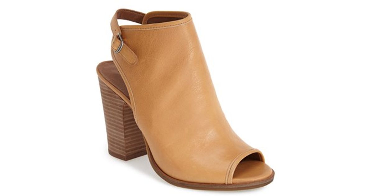 Lucky Brand 'Lisza' Open Toe Bootie in 