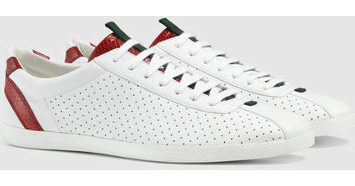 Gucci Perforated Leather Sneaker in 
