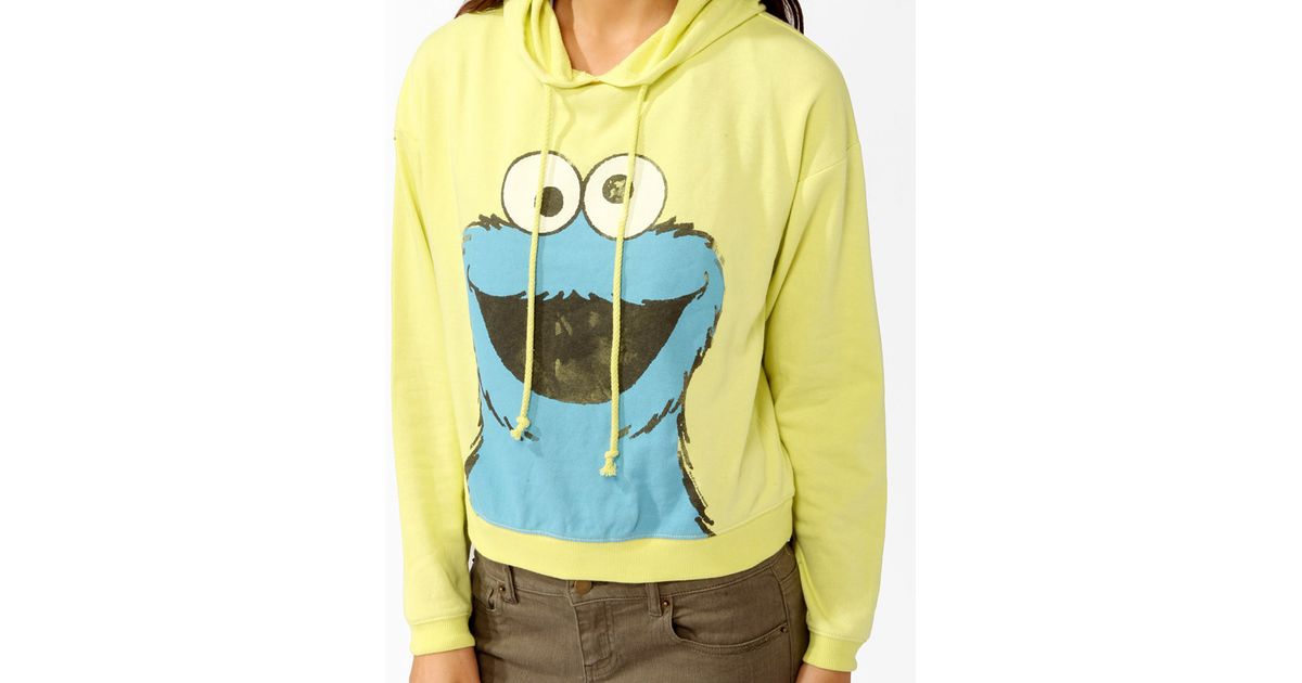 Cookie monster hoodie forever 21 Clearance