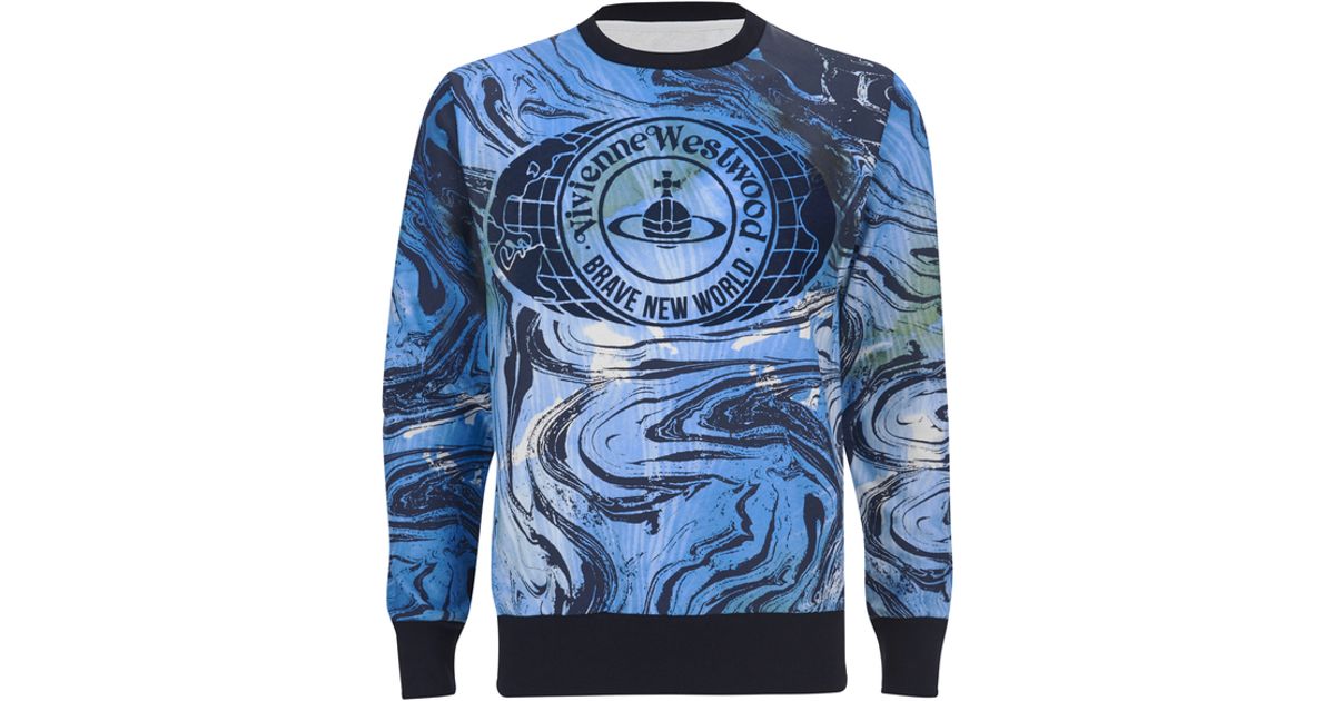 vivienne westwood blue jumper