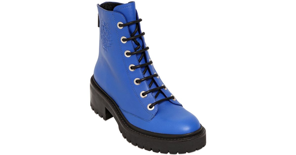 kenzo lace up boots