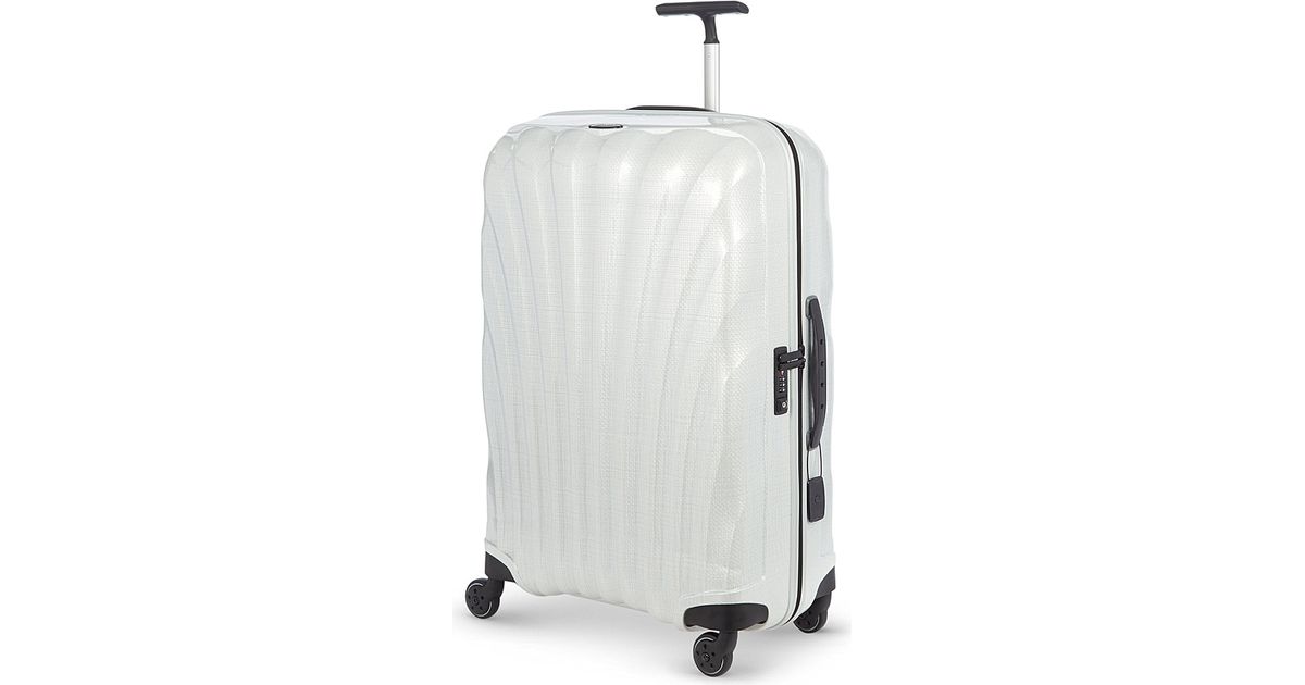 Samsonite Cosmolite Four-wheel Spinner Suitcase 75cm in White for Men | Lyst