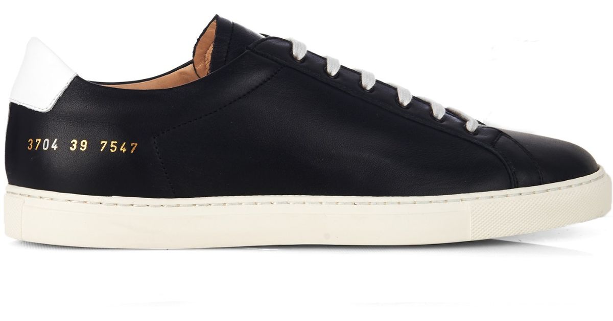common projects retro low black