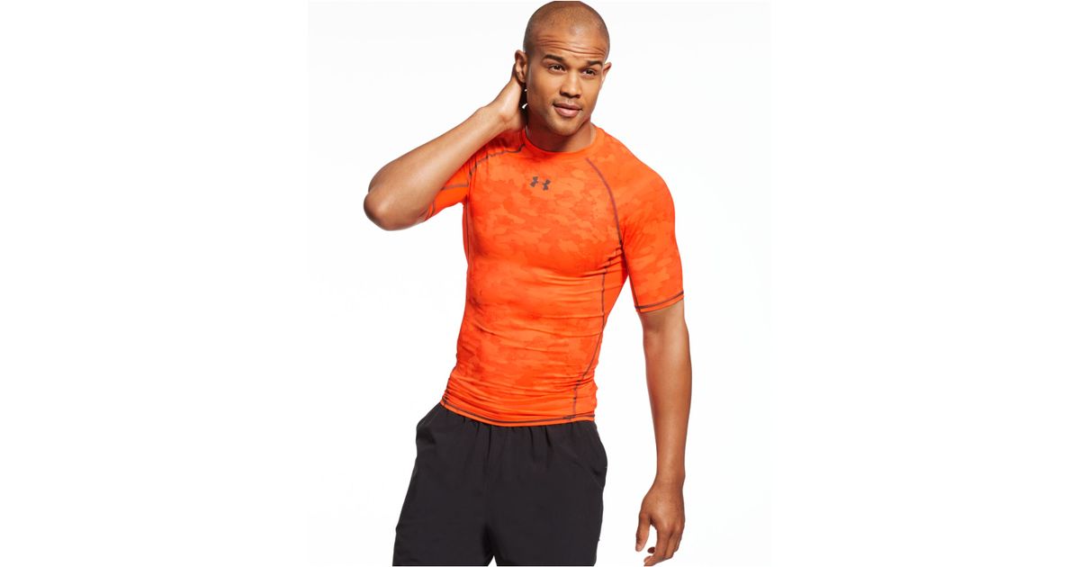 under armour t shirt orange