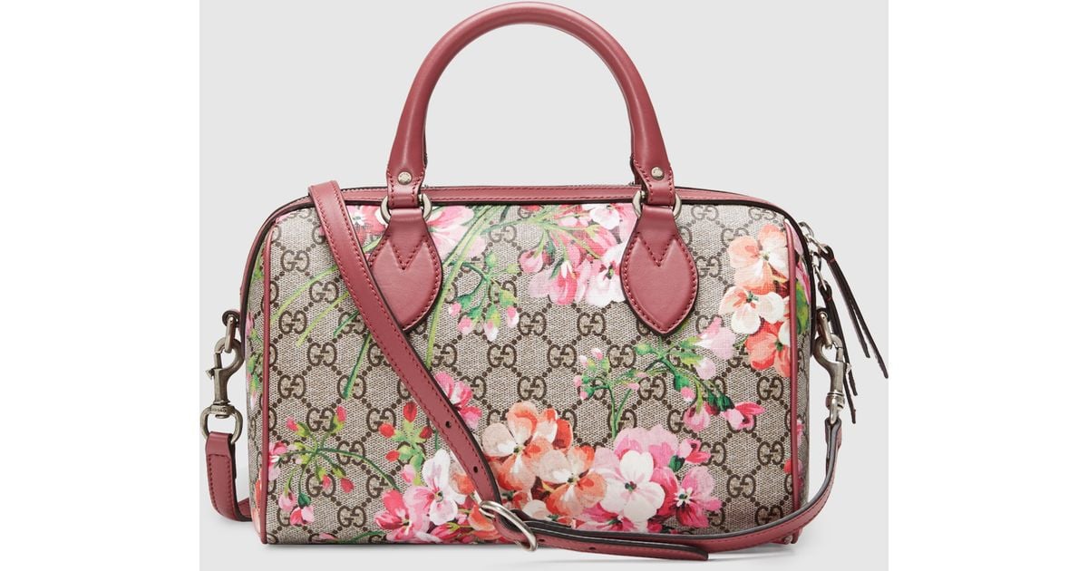 gucci gg supreme top handle bag