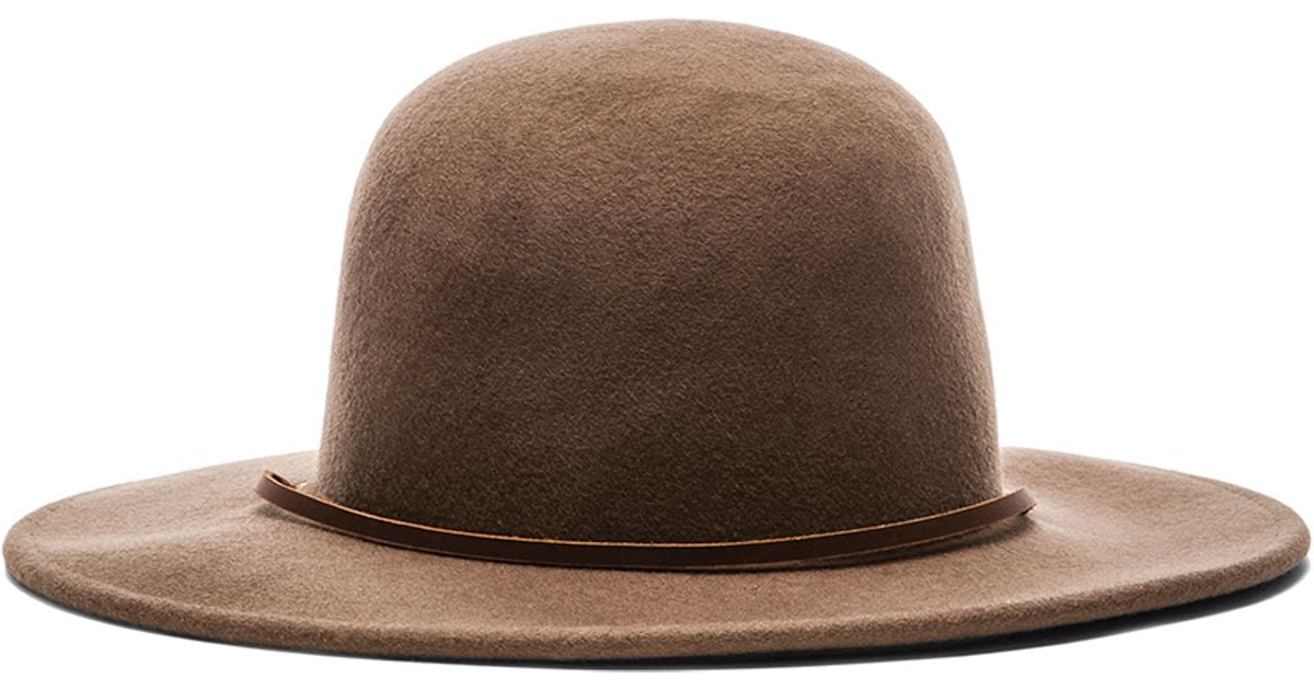 Brixton Wool Tiller Hat in Camel (Brown 