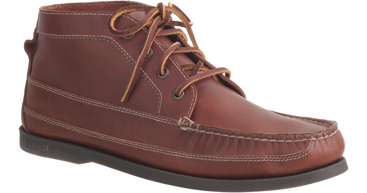 Sperry Top-Sider Men's Sperry Leather Chukka Boots in Brown for Men | Lyst
