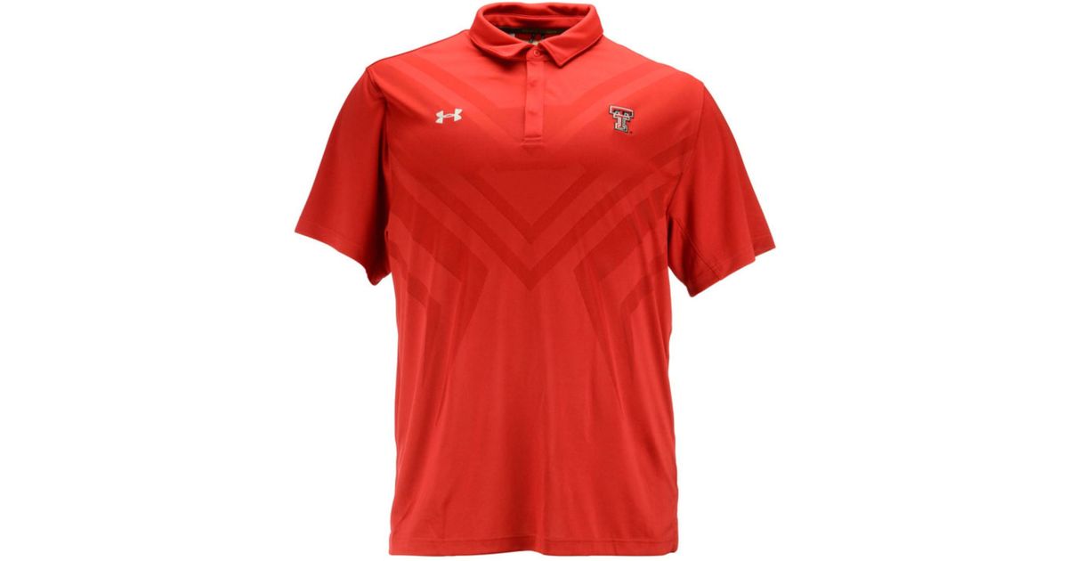 texas tech under armour polo