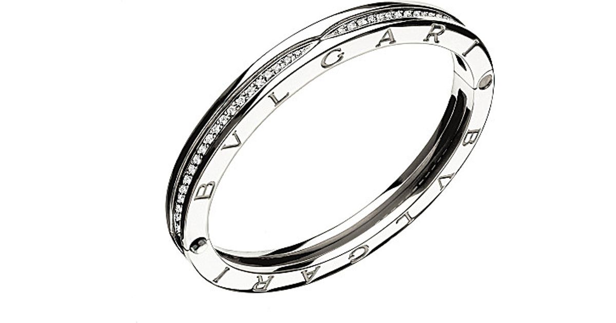 bvlgari cuff bracelet with diamonds