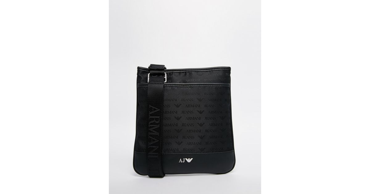 armani flight bag