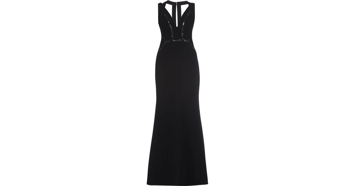 bcbg long black dress