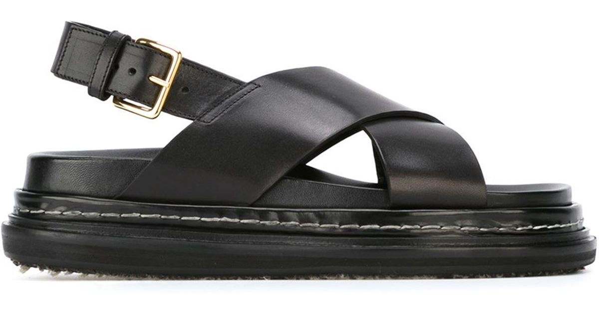 marni fussbett sandals black