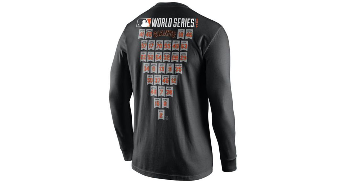 san francisco giants long sleeve shirt