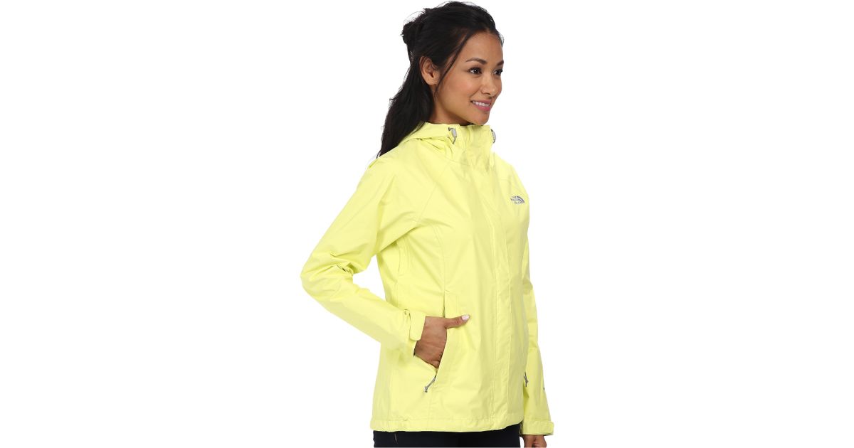 north face venture 2 yellow