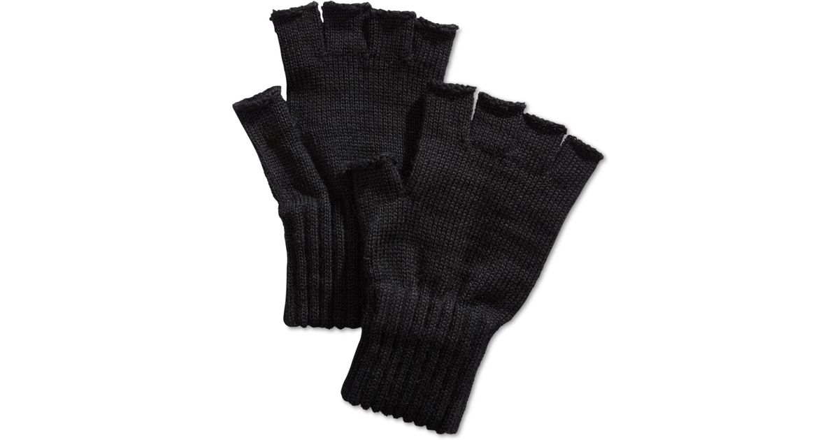 barbour mens fingerless gloves