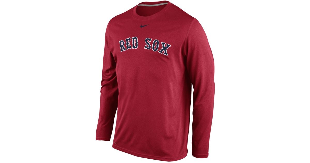 nike red sox shirt