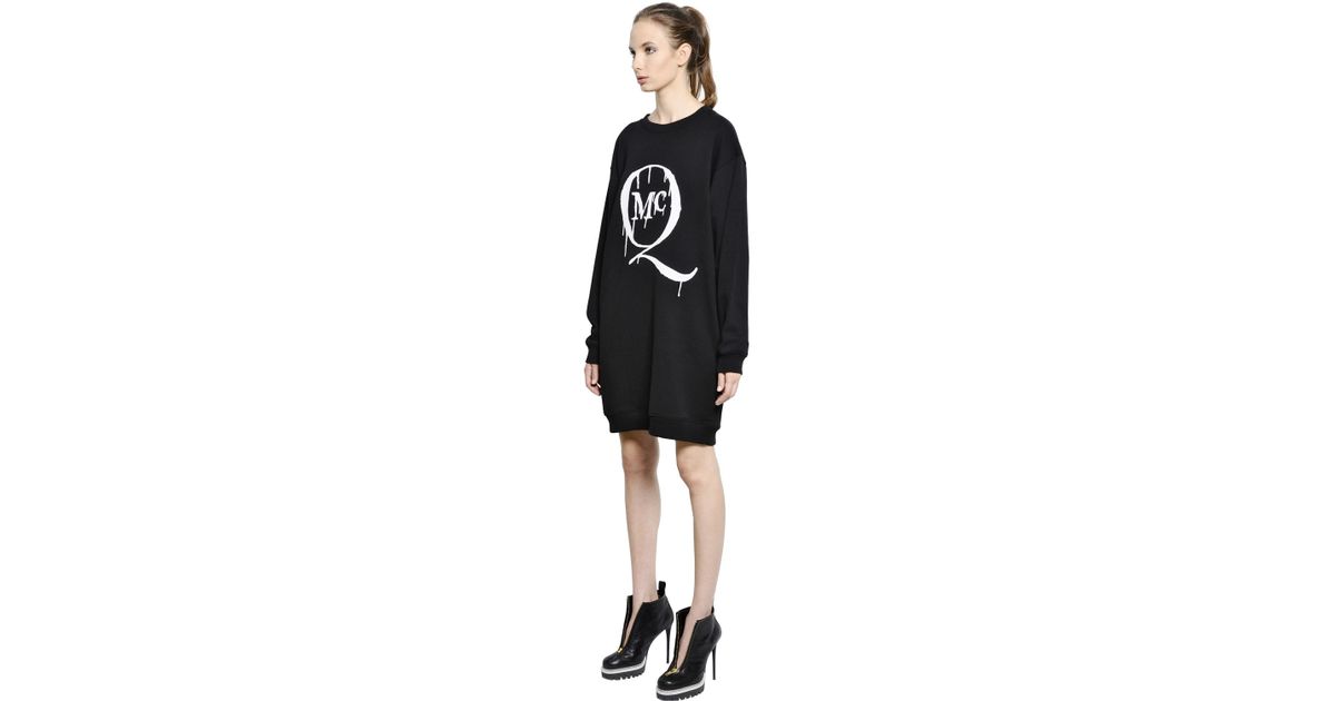 alexander mcqueen sweatshirt dress