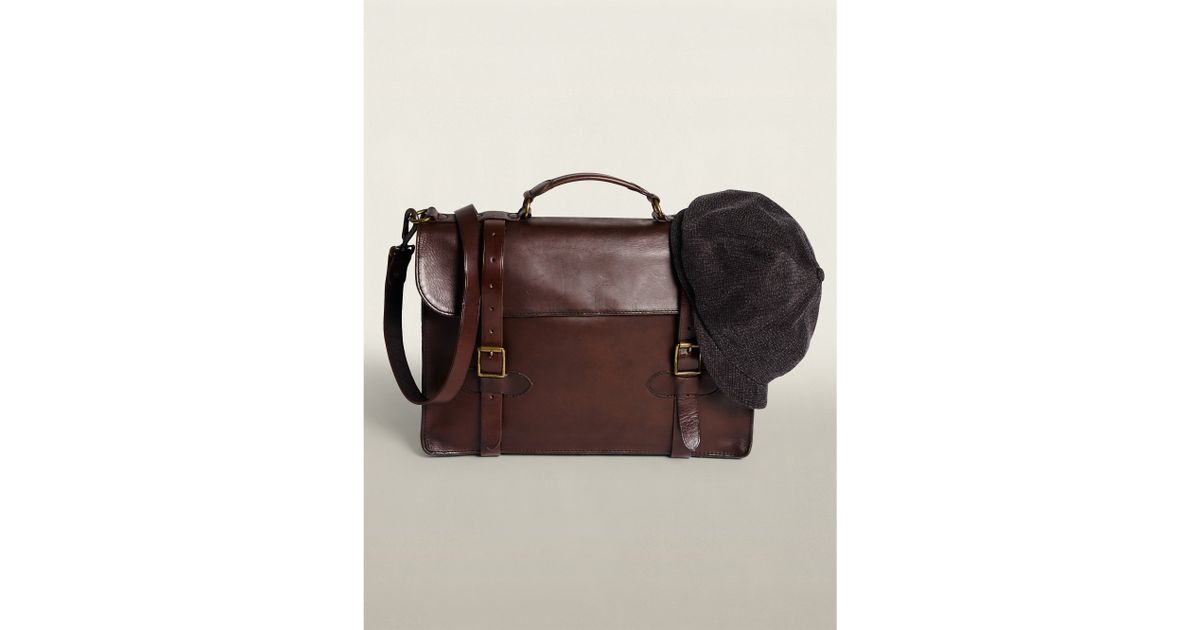 corbin small canvas messenger bag