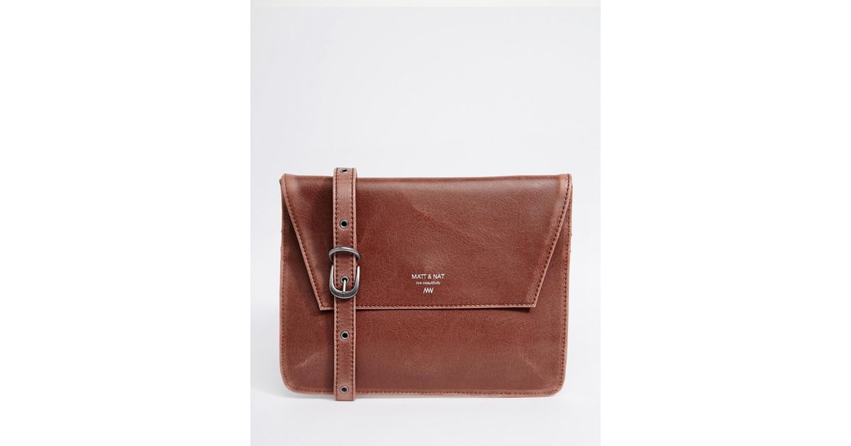 Matt Nat Velo Cross Body Bag In Brown Lyst Matt Nat Velo Cross Body Bag In Brown