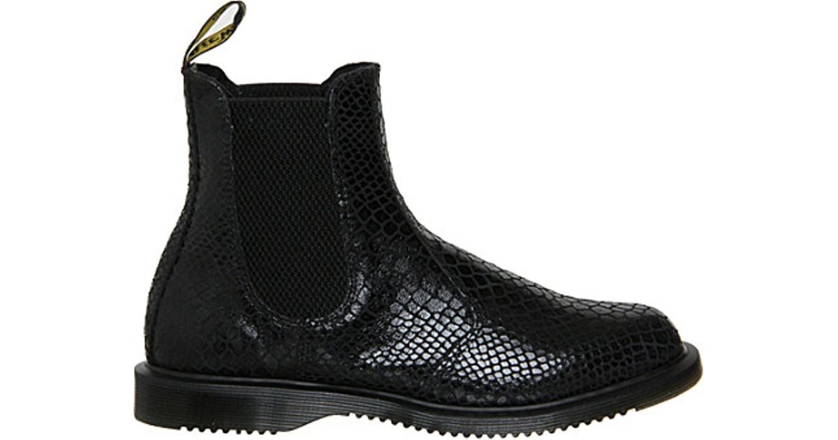dr martens kensington flora snakeskin