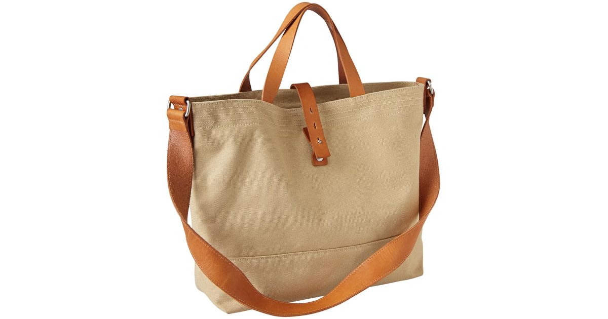 structured canvas tote