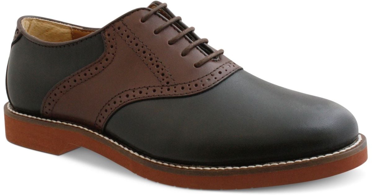 G.h. bass & co. Bass Burlington Signature Saddle Oxford in Brown for