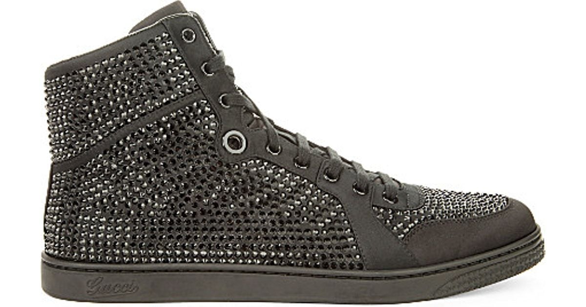 black bling trainers
