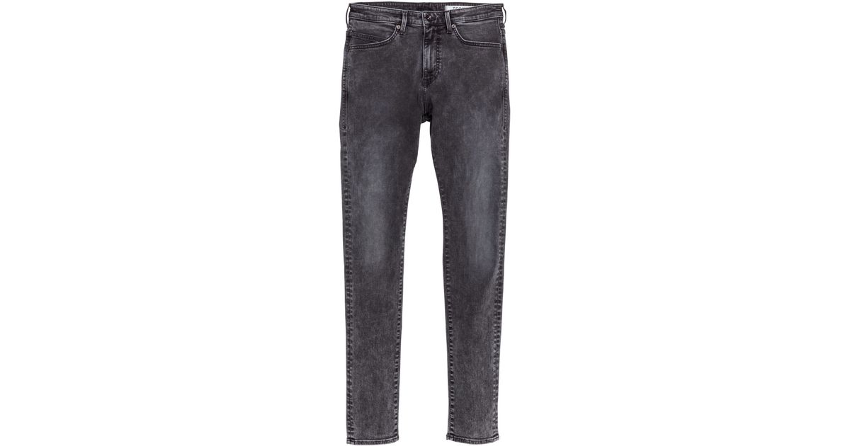 H&M Denim 360 Tech Stretch Skinny Jeans in Gray for Men - Lyst