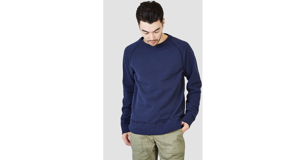 Velva Sheen Cn Freedom Sweatshirt Navy in Blue for Men Lyst