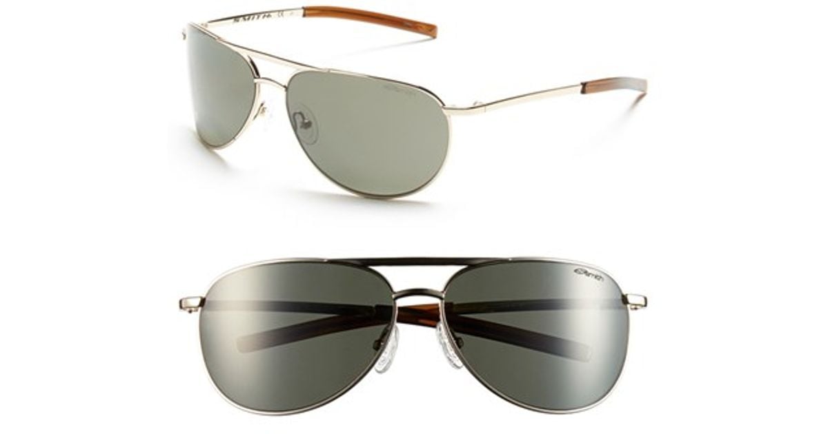 Smith optics 'serpico Slim' 60mm Polarized Aviator ...