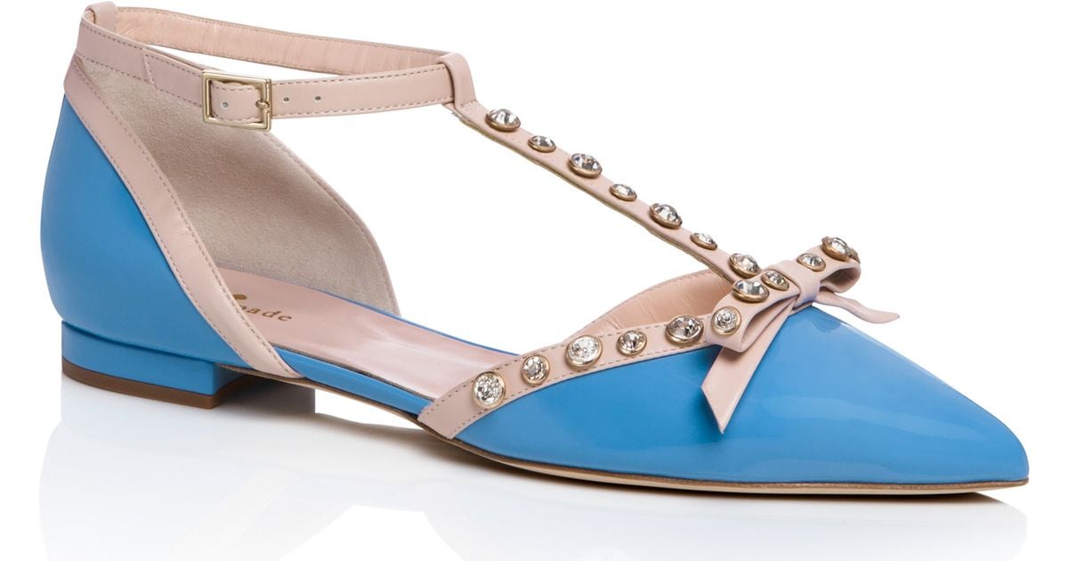 kate spade blue flats